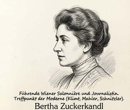 Porträt von Bertha Zuckerkandl